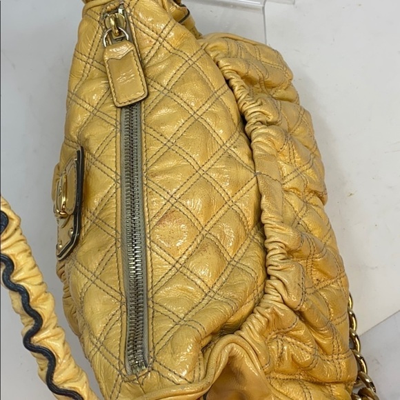 Marc Jacobs Julianne Yellow Patent Leather Bag - Picture 8 of 16